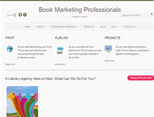 Tablet Screenshot of bookmarketingprofessionals.com